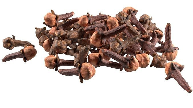 Cloves  Pile Low-poly 3D model 5