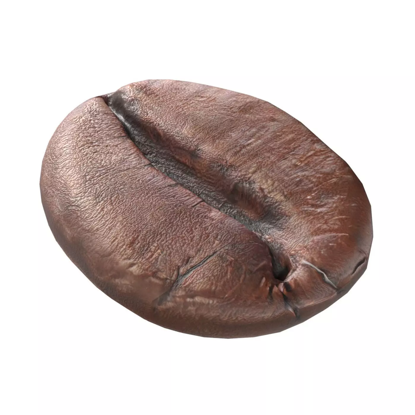 Coffe bean v2 Low-poly 3D model