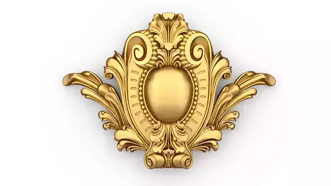 carved classic decorative ornament cnc 3d printing stl 08