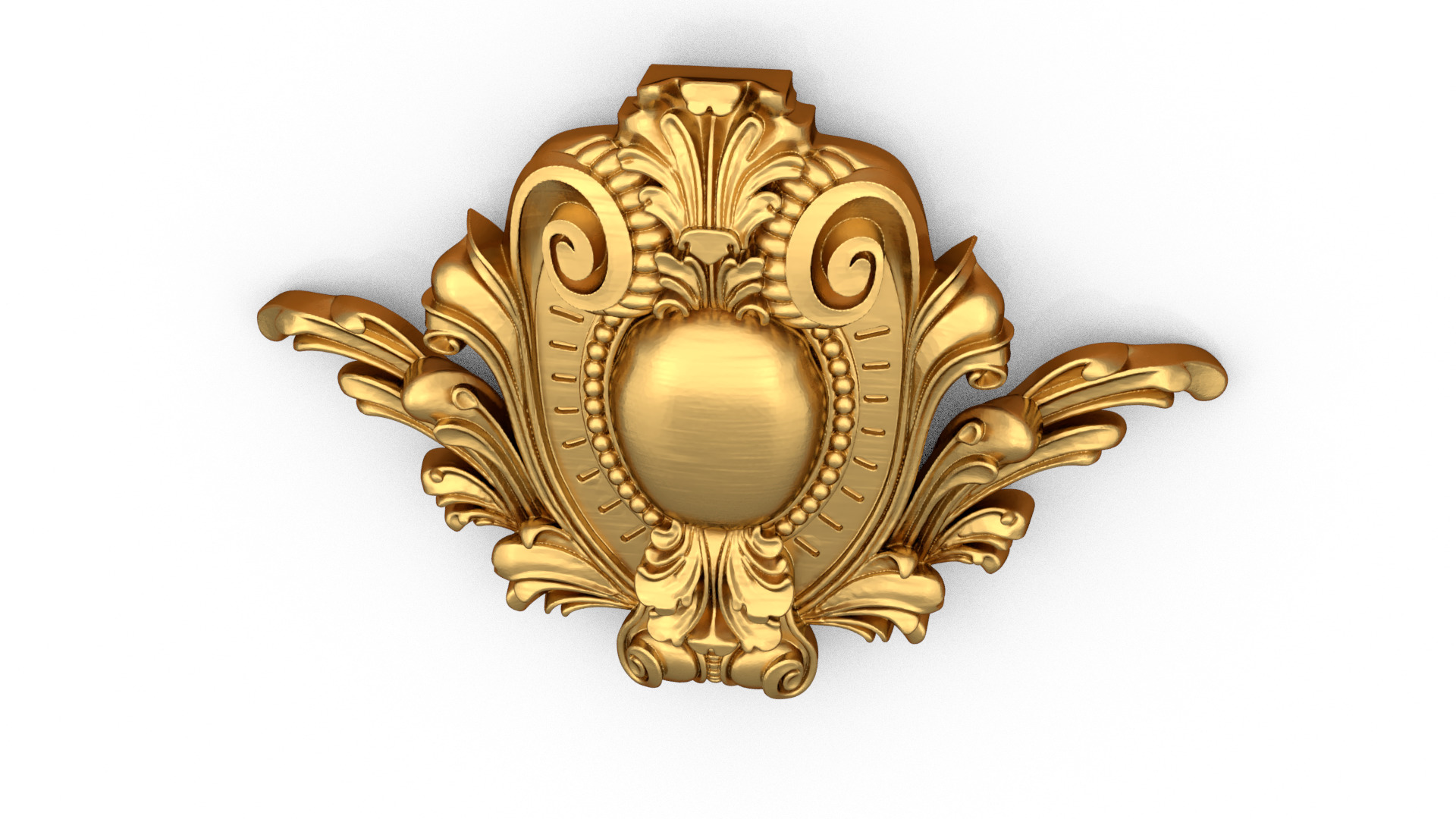 carved classic decorative ornament cnc 3d printing stl 08 3D model_4