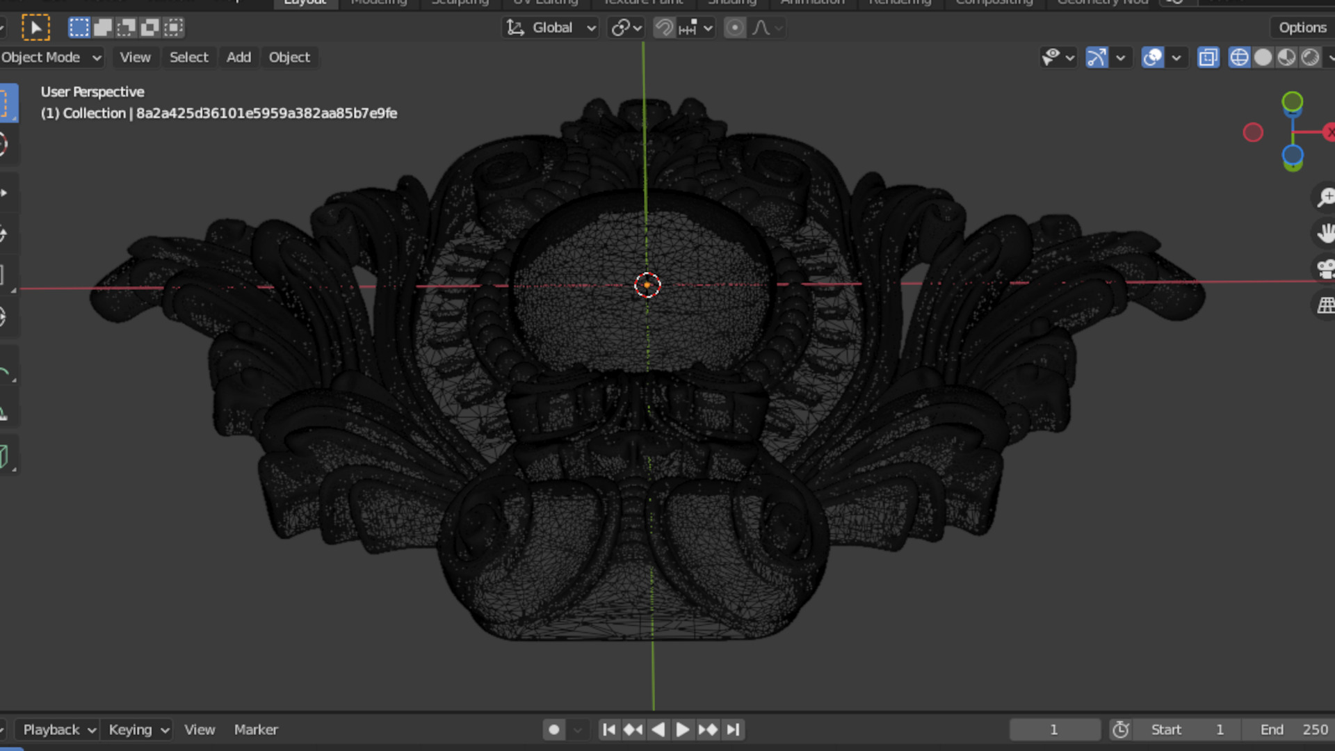 carved classic decorative ornament cnc 3d printing stl 08 3D model_5