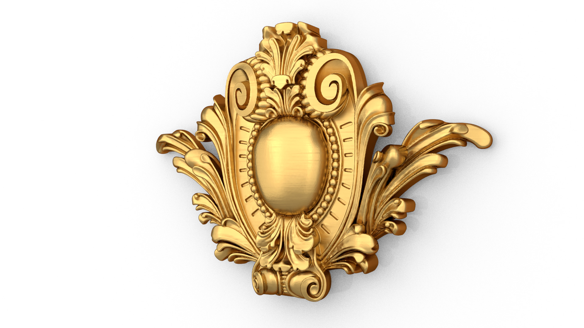 carved classic decorative ornament cnc 3d printing stl 08 3D model_2