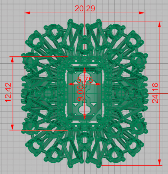 Emerald ring 3D print model_5