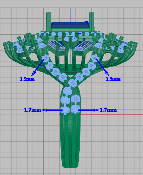 Emerald ring 3D print model_7