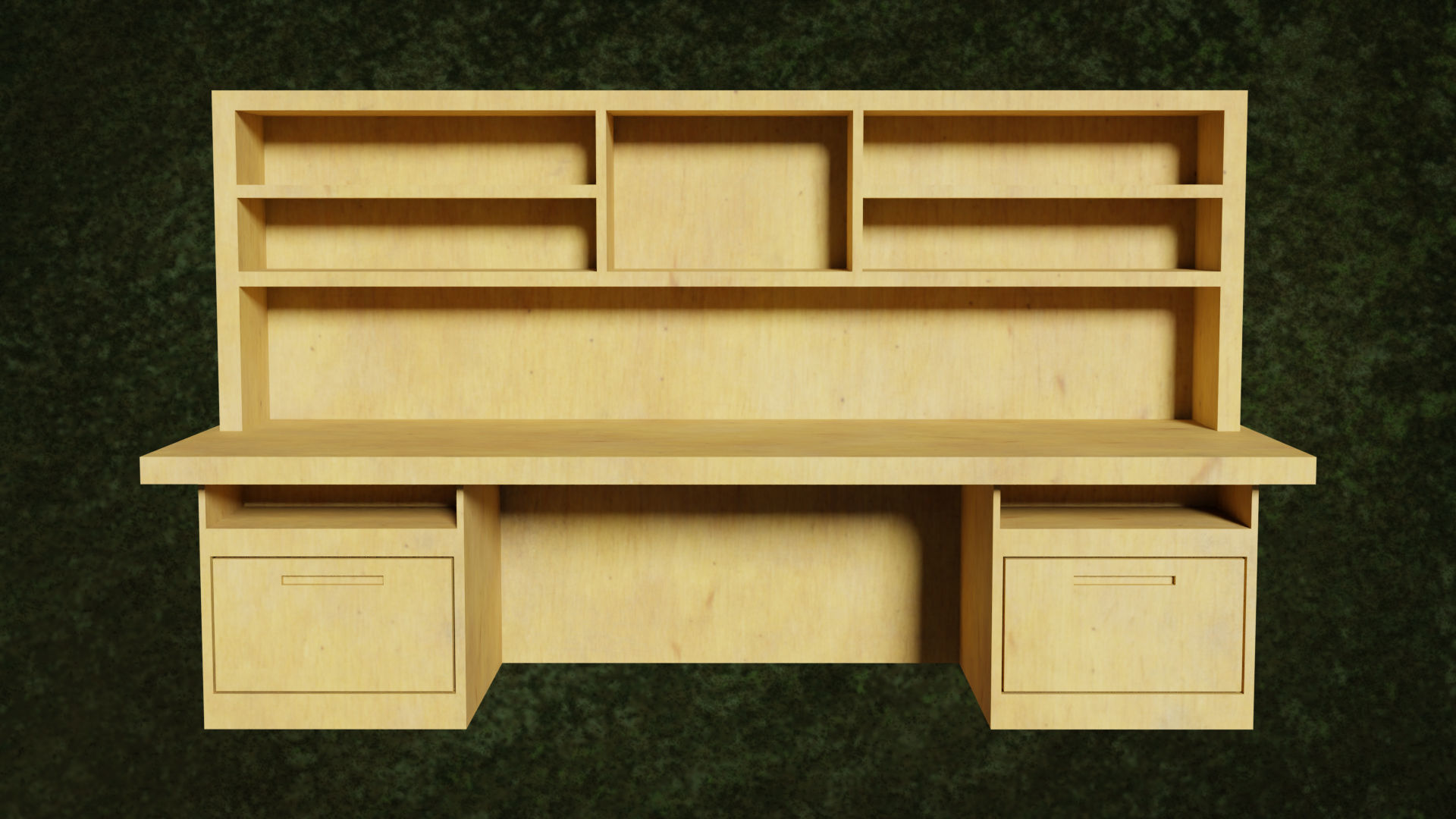 Deco Desks NexVaultFocus Series Lot1 N4-6 Group 2 3D model_7