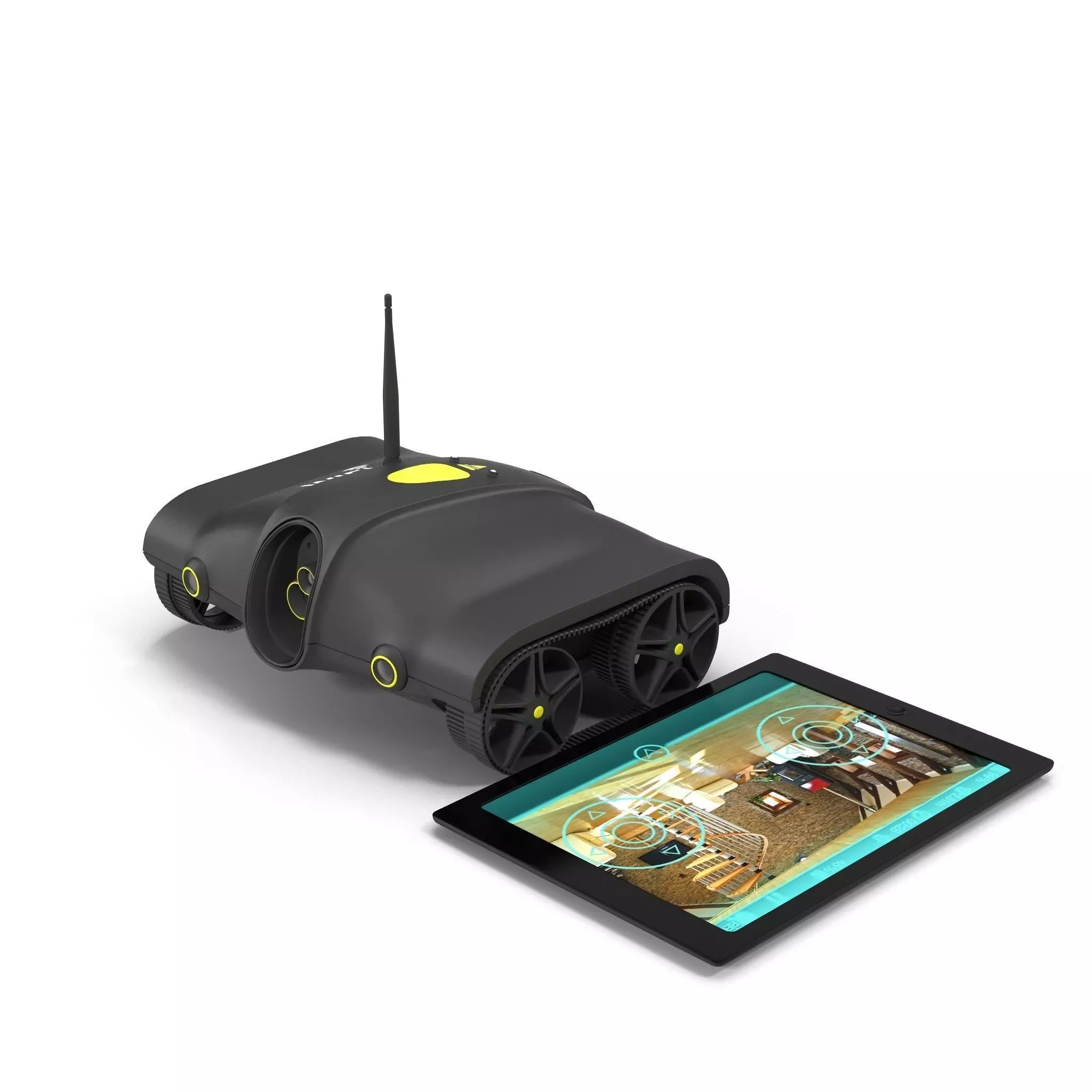 Wifi Controlled Video Tank 3D model