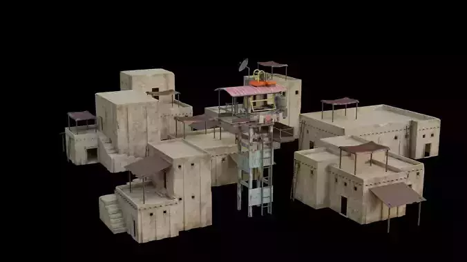 Modular Desert Village Pack