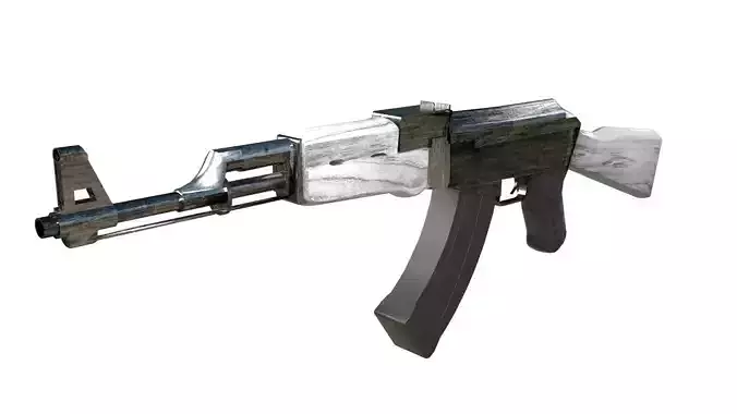 Realistic AK47-3D Model - Game Ready - films