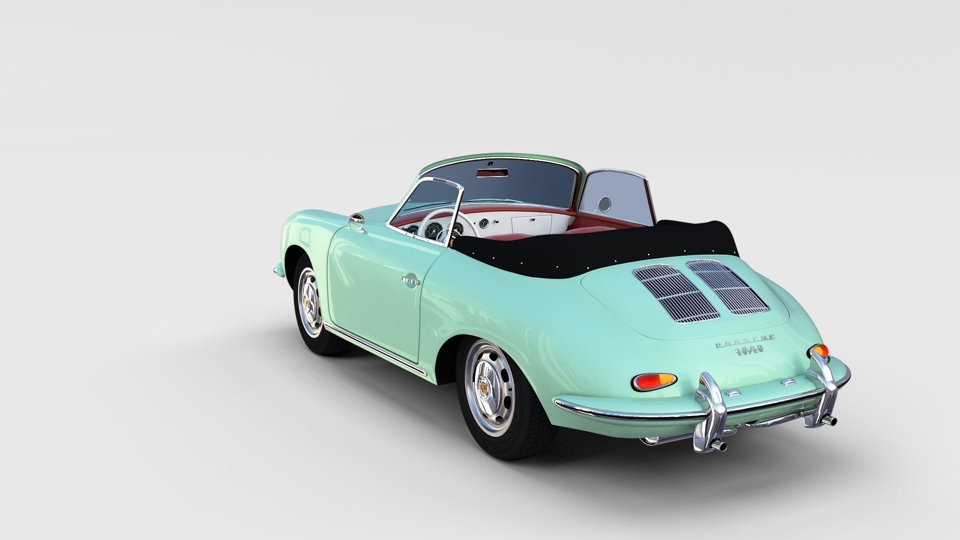 Porsche 356 Convertible rev 3D model_3