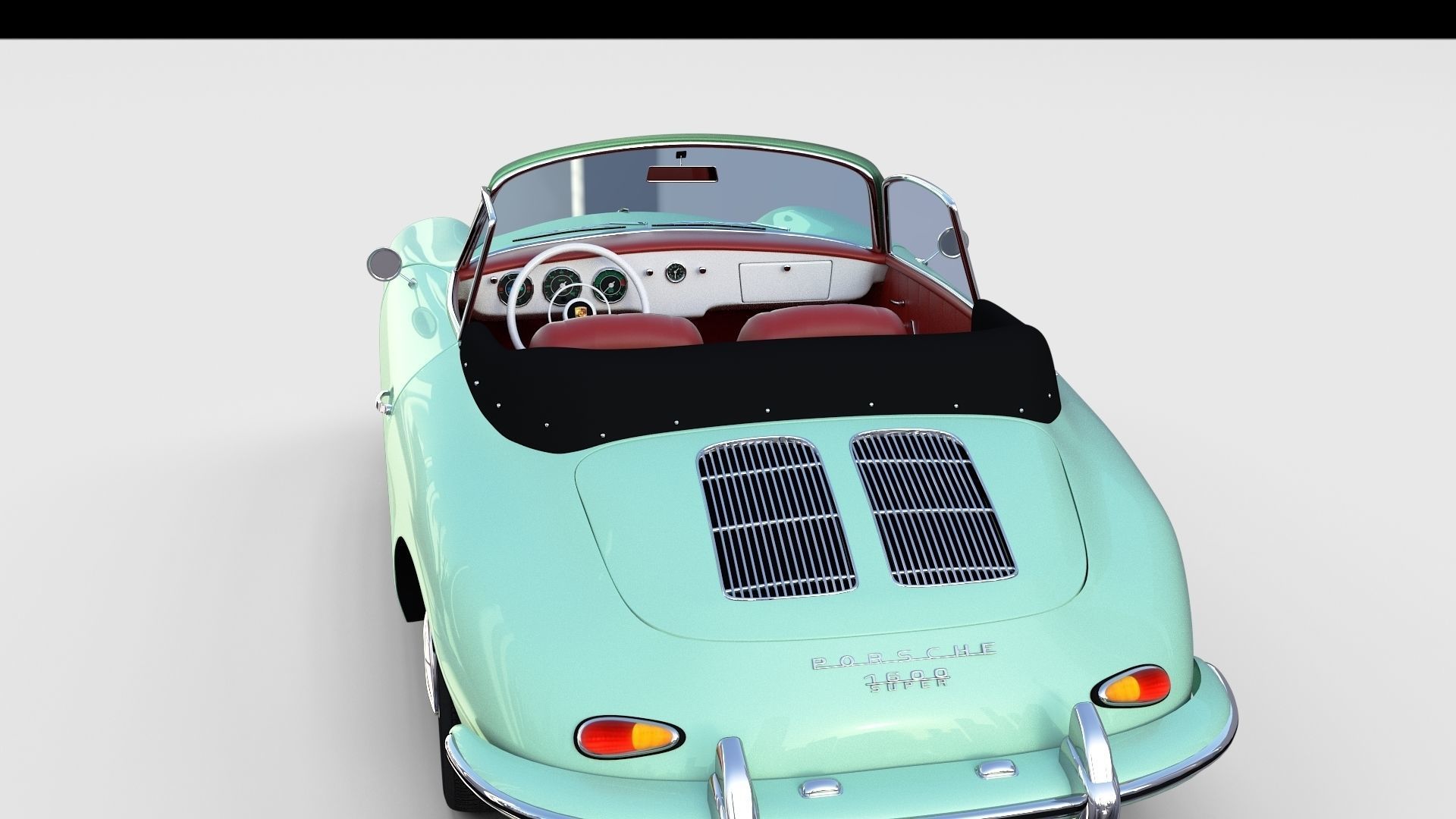 Porsche 356 Convertible rev 3D model_16