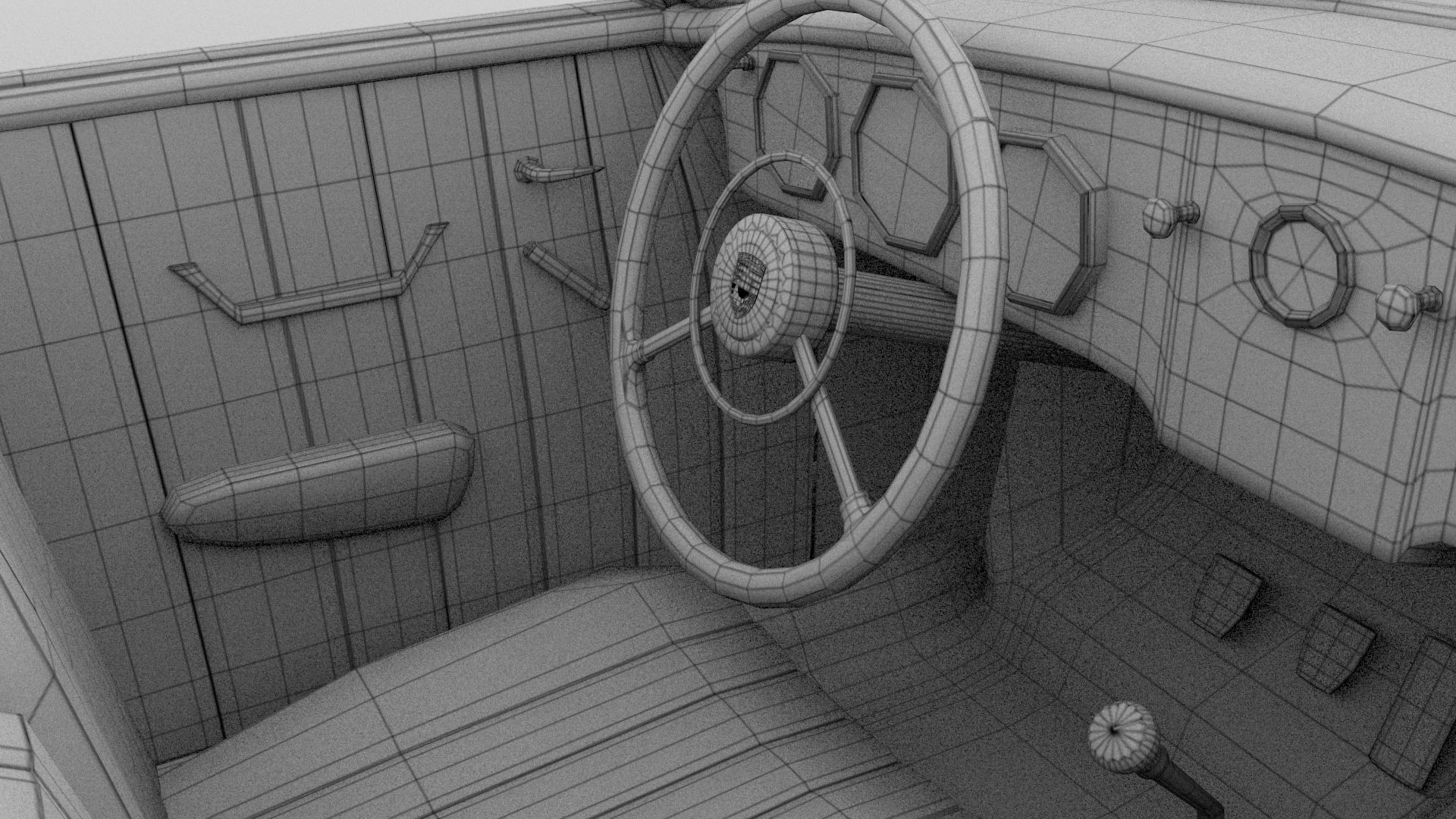 Porsche 356 Convertible rev 3D model_18