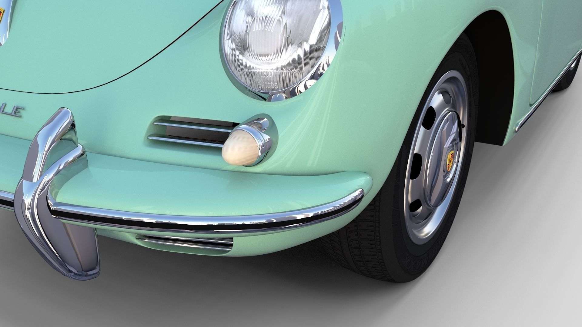 Porsche 356 Convertible rev 3D model_17