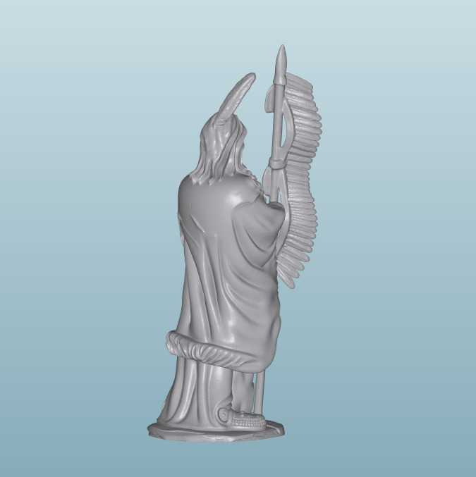 INDIAN  W102 Native American Figures 3D print model_1