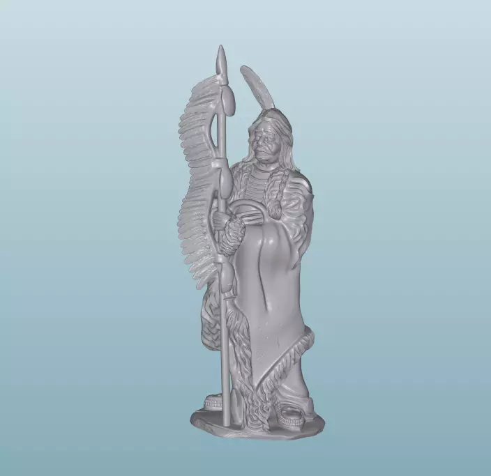 INDIAN  W102 Native American Figures 3D print model_0