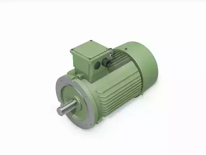 132M B14b IEC electric motor - 3D CAD model