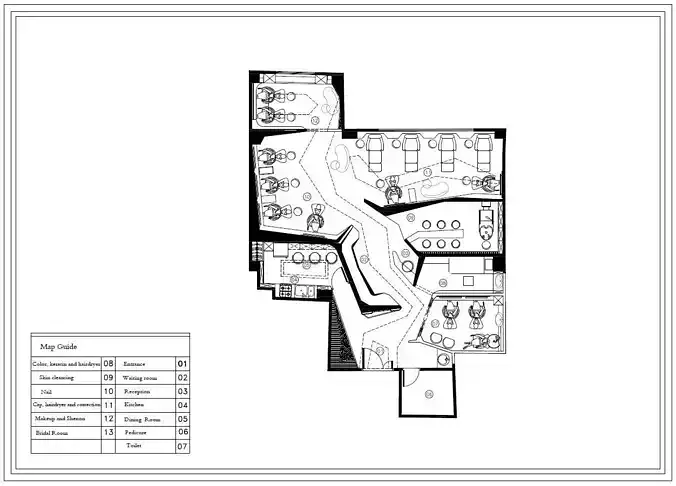 Salon Floor Plan Pack 3 Unique Beauty Salon Layouts