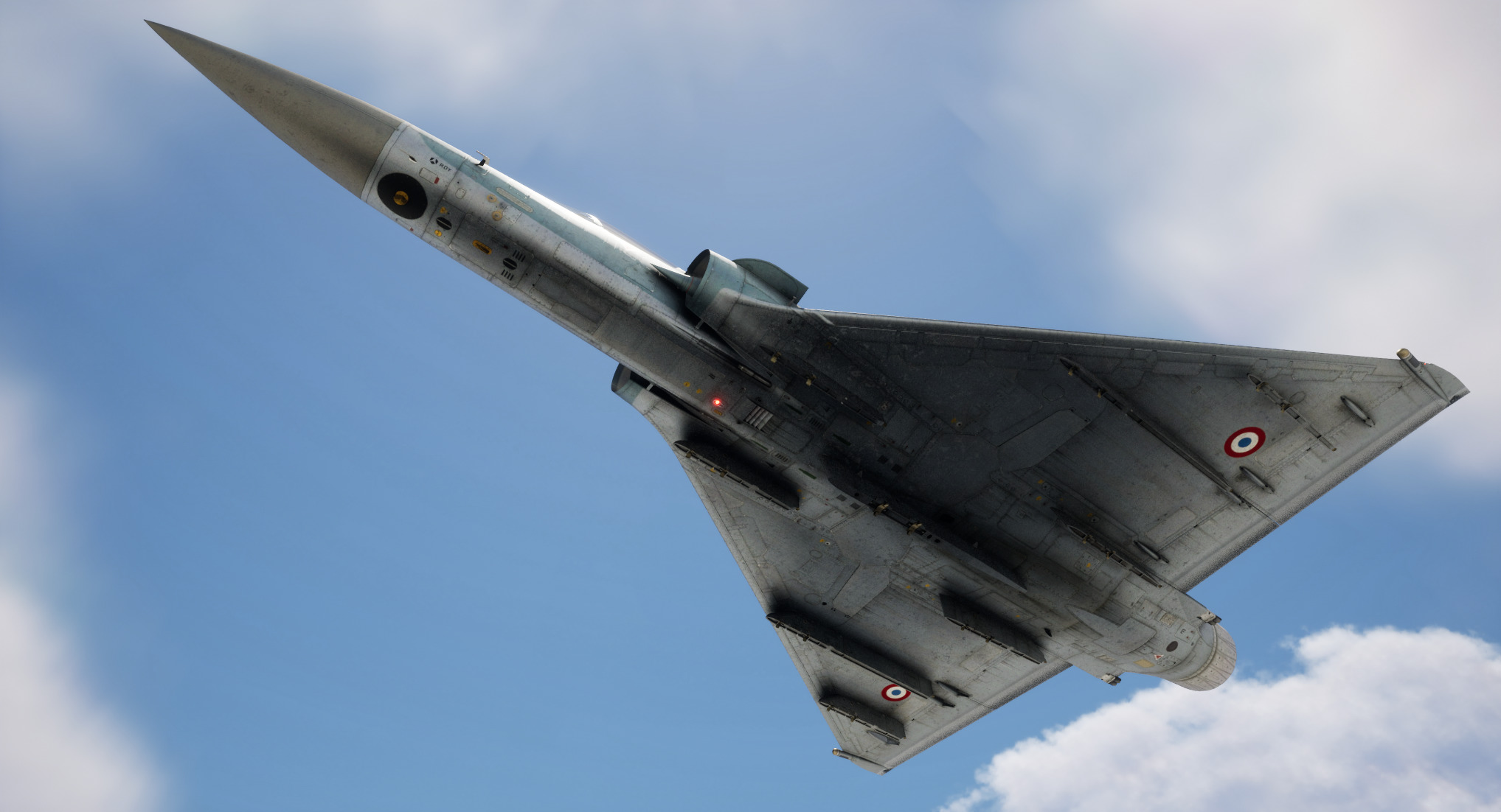 Rigged Dassault Mirage Fighter 3D model_12