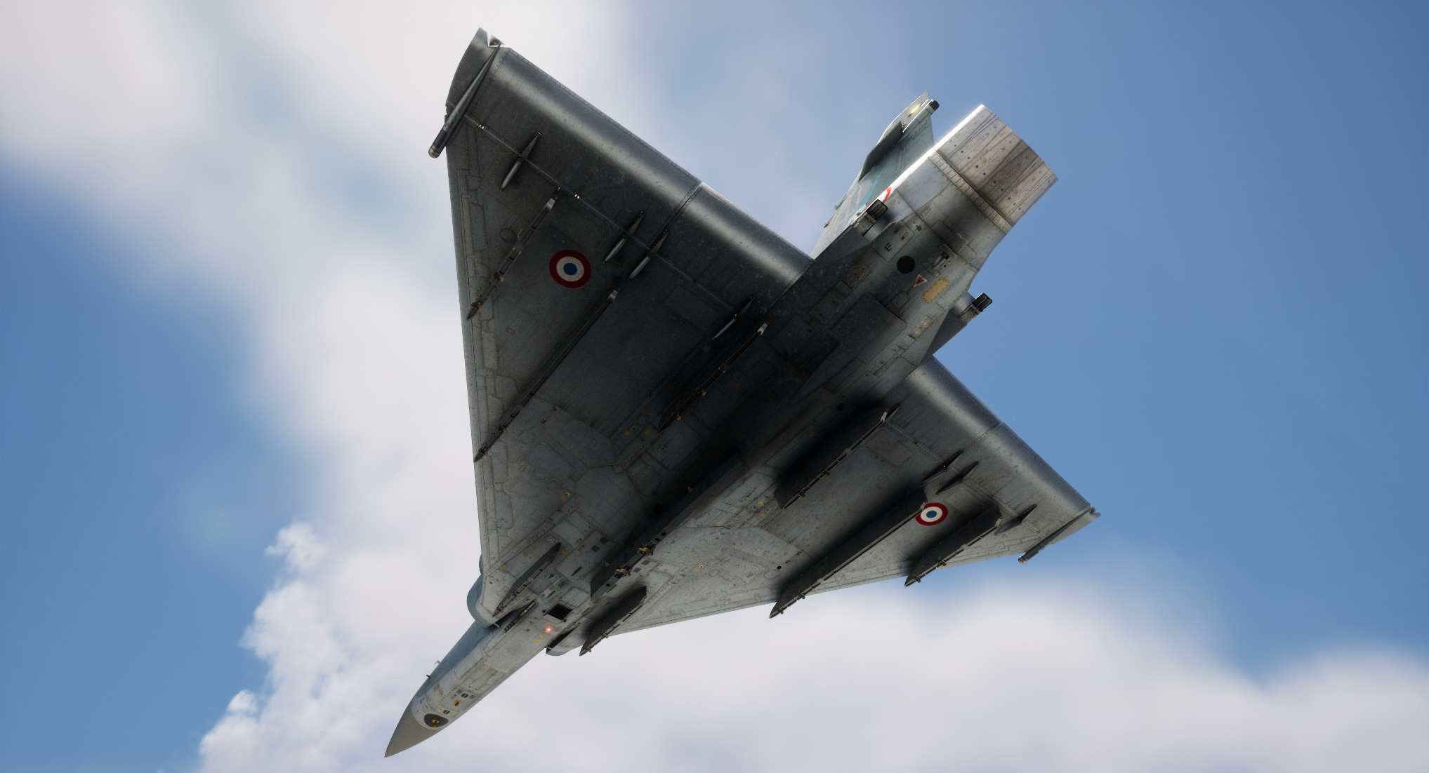 Rigged Dassault Mirage Fighter 3D model_14