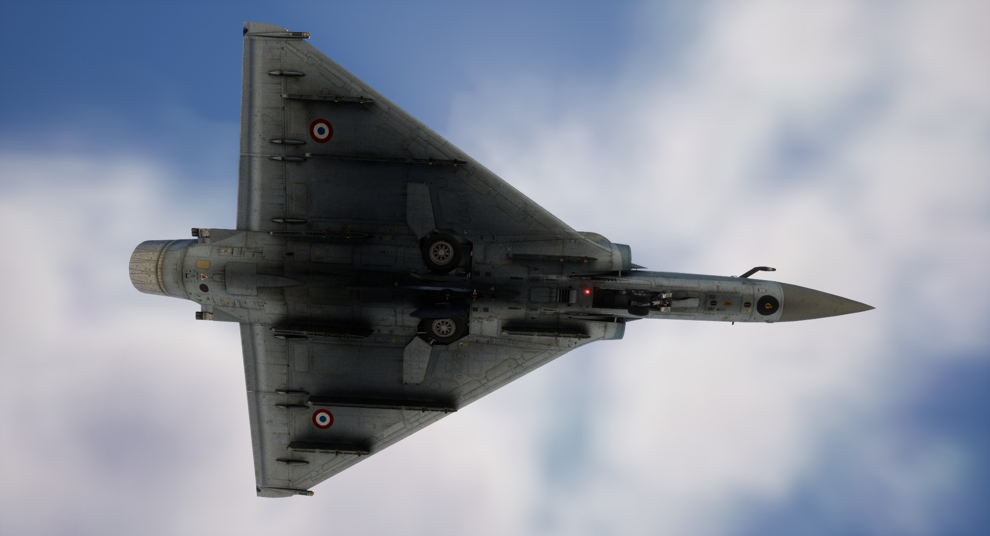 Rigged Dassault Mirage Fighter 3D model_7