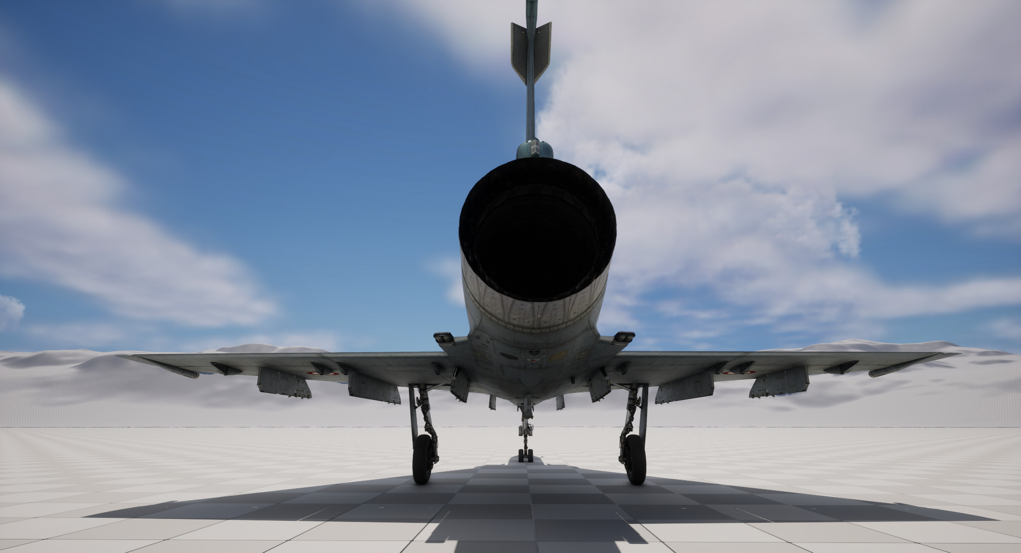 Rigged Dassault Mirage Fighter 3D model_20