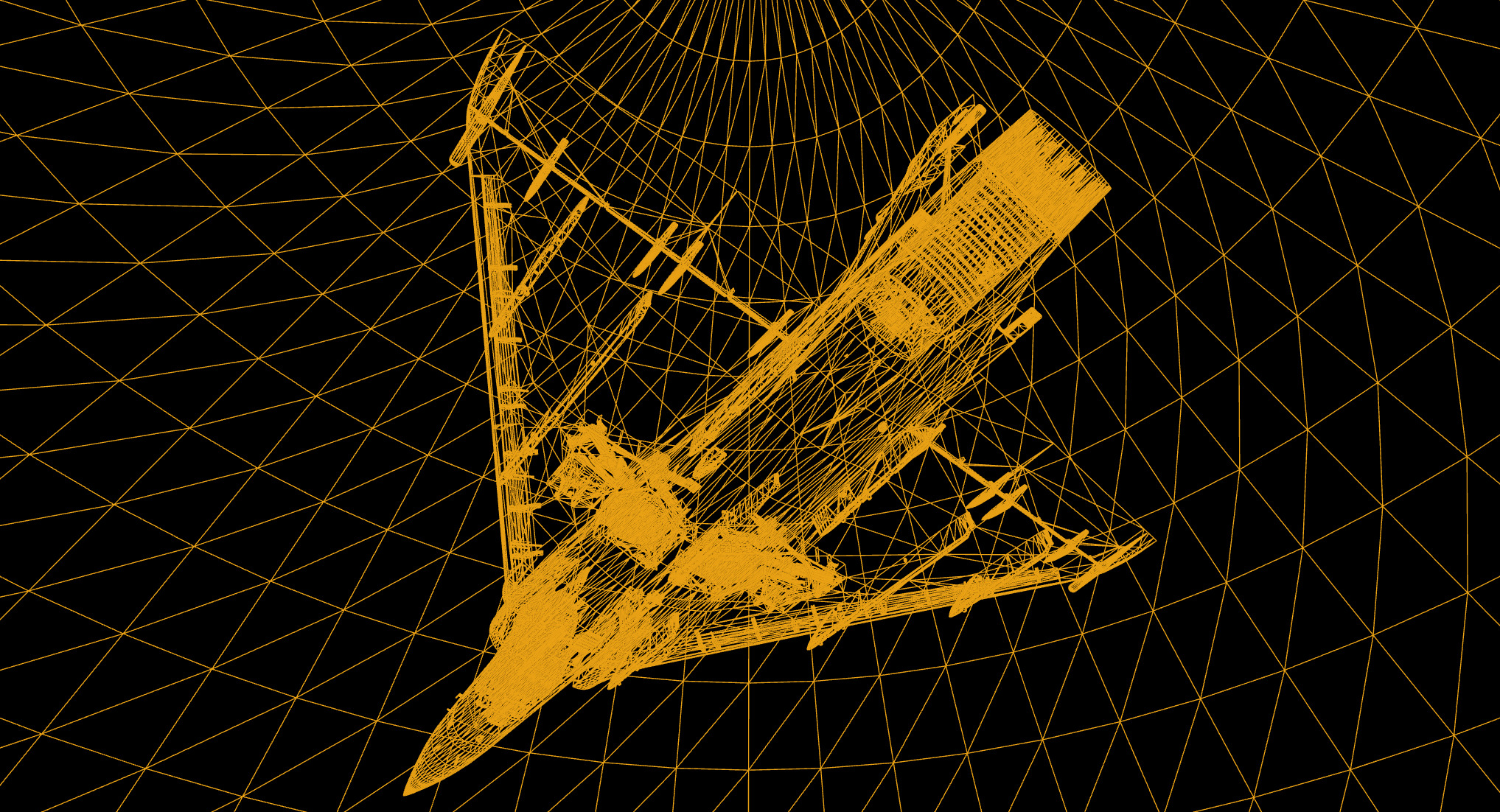 Rigged Dassault Mirage Fighter 3D model_22