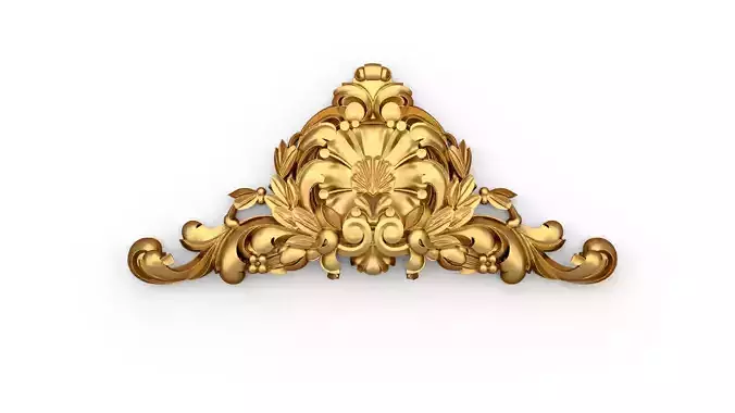 carved classic decorative ornament cnc 3d printing stl 09 3D model