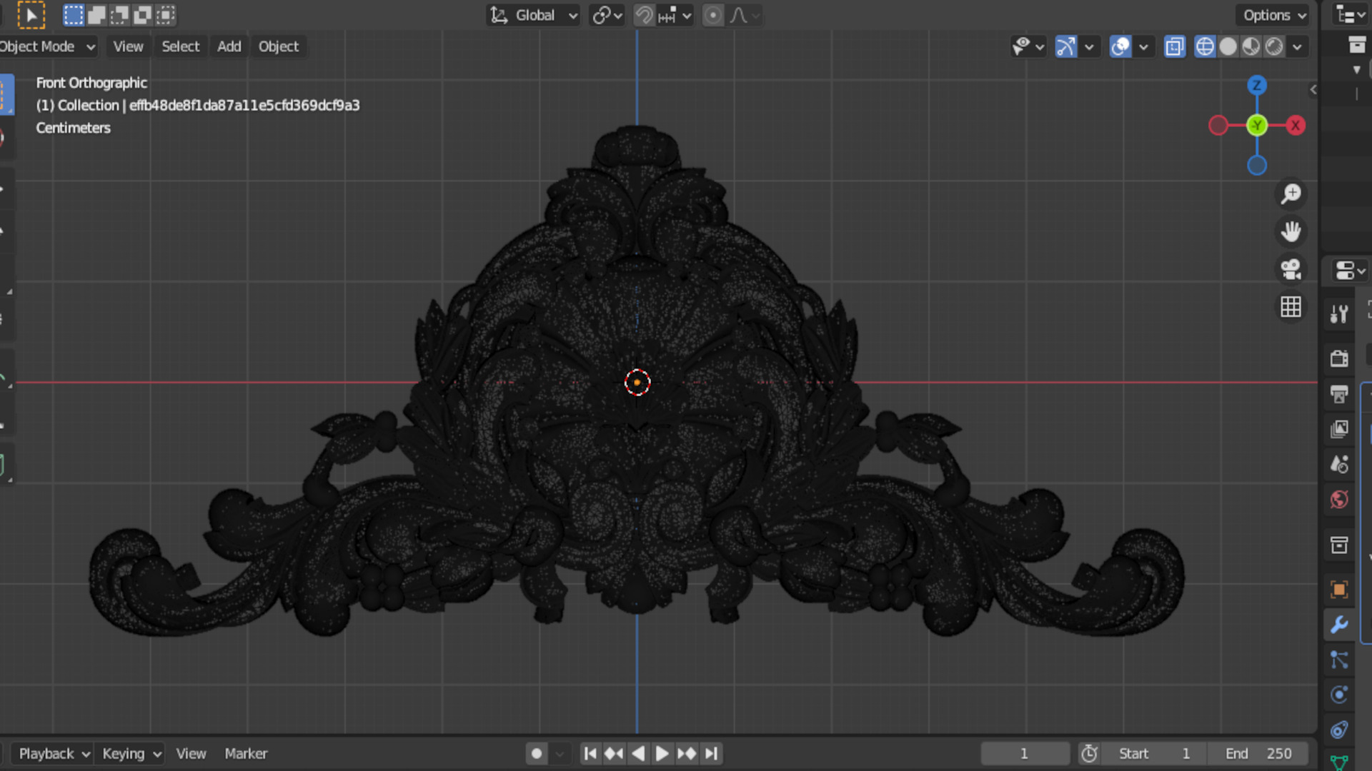 carved classic decorative ornament cnc 3d printing stl 09 3D model_8