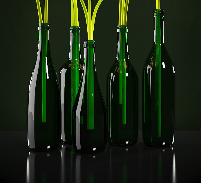 callalilly orange 3D model_3