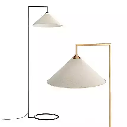 Iris Modern Floor Lamp 3D Model 3D model