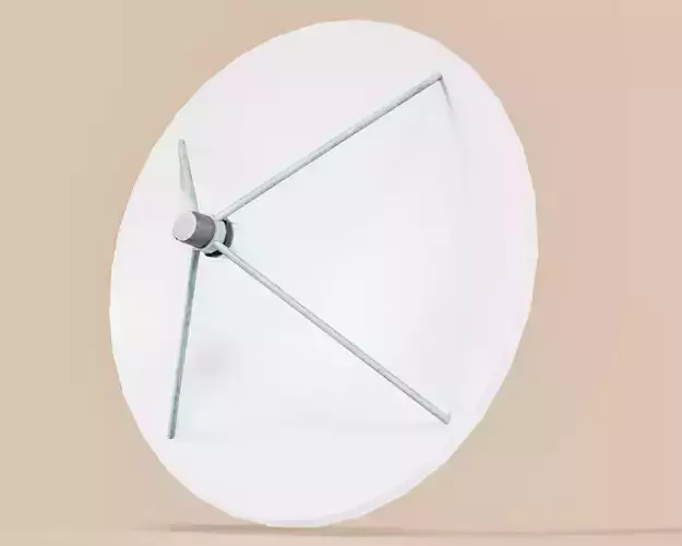 Exterior Wall Antenna Dish Type B