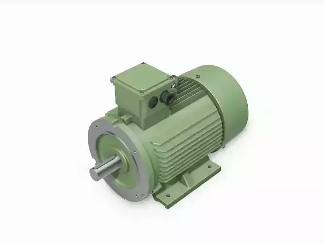 132M B34b Top IEC electric motor - 3D CAD model