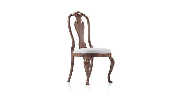 Ethan Allen Newport queen anne Chair 3D model