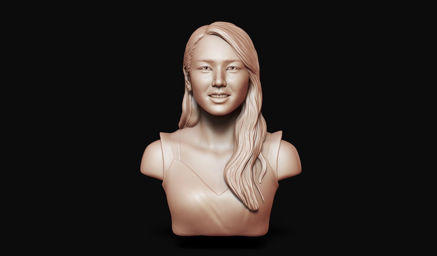 Son Ye Jin Bust Sculpture 3D print model_13