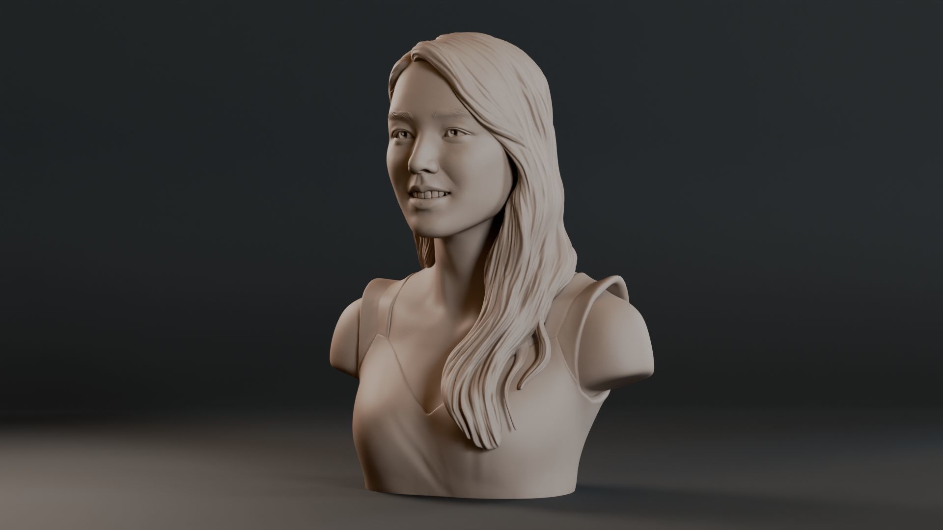Son Ye Jin Bust Sculpture 3D print model_12