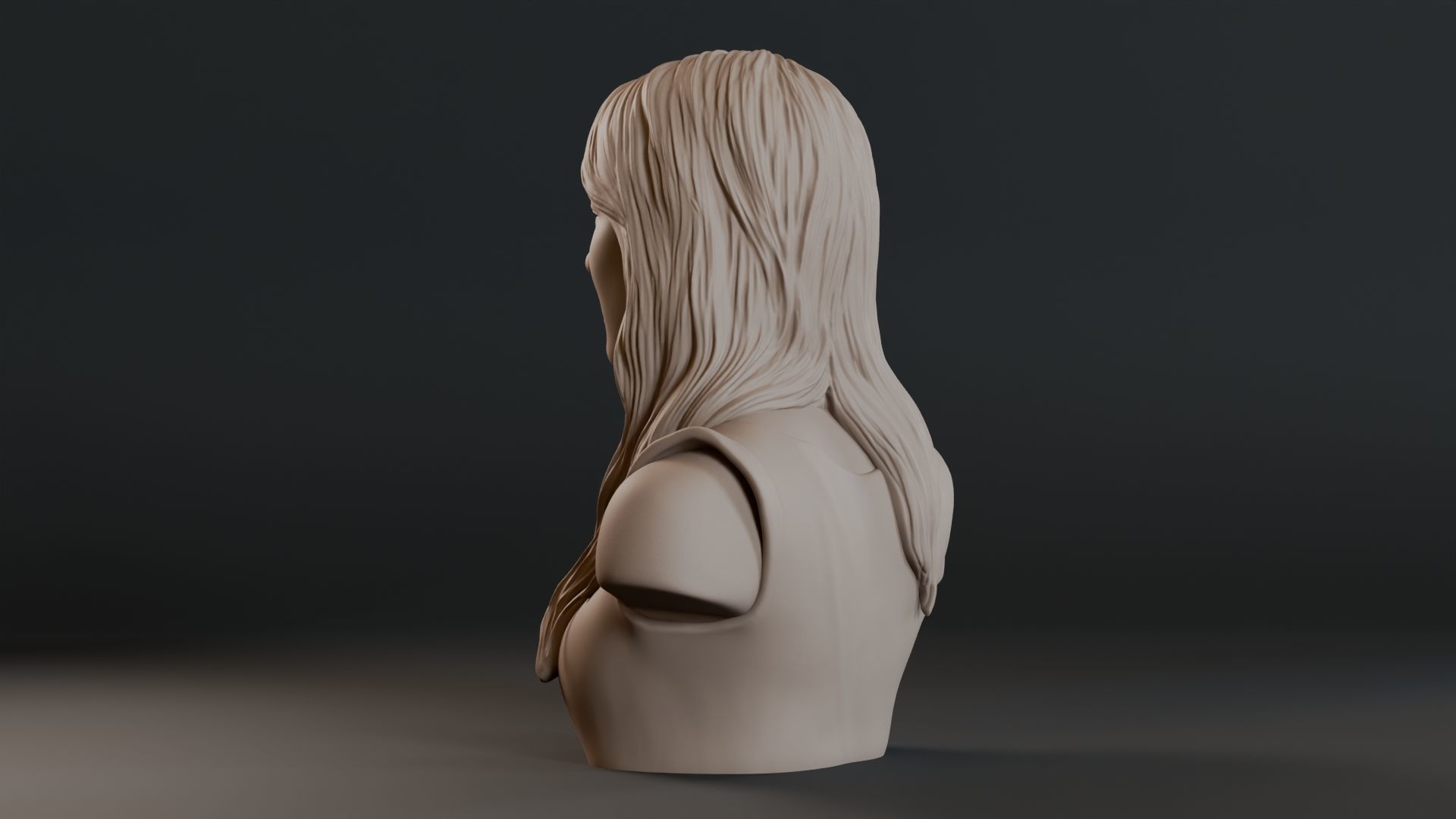 Son Ye Jin Bust Sculpture 3D print model_9