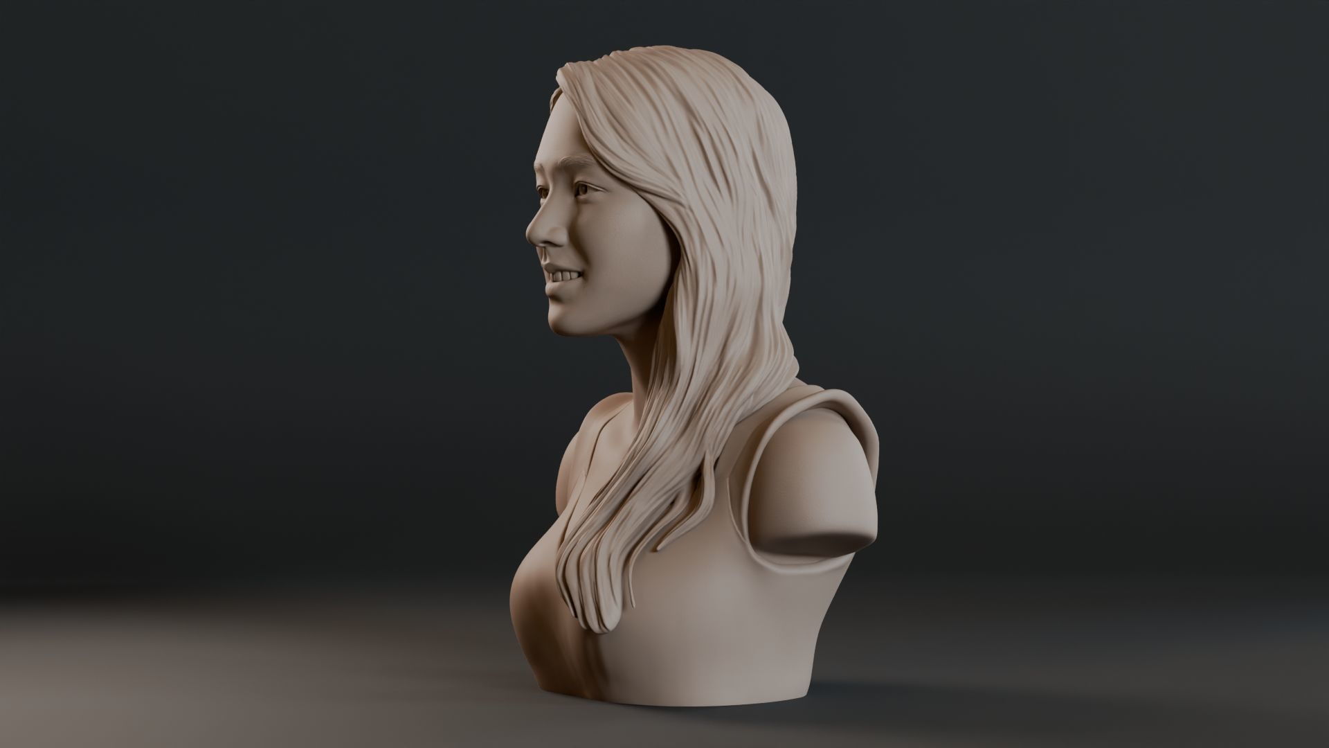 Son Ye Jin Bust Sculpture 3D print model_11