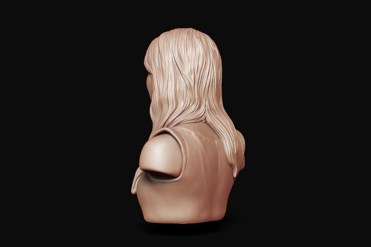 Son Ye Jin Bust Sculpture 3D print model_18