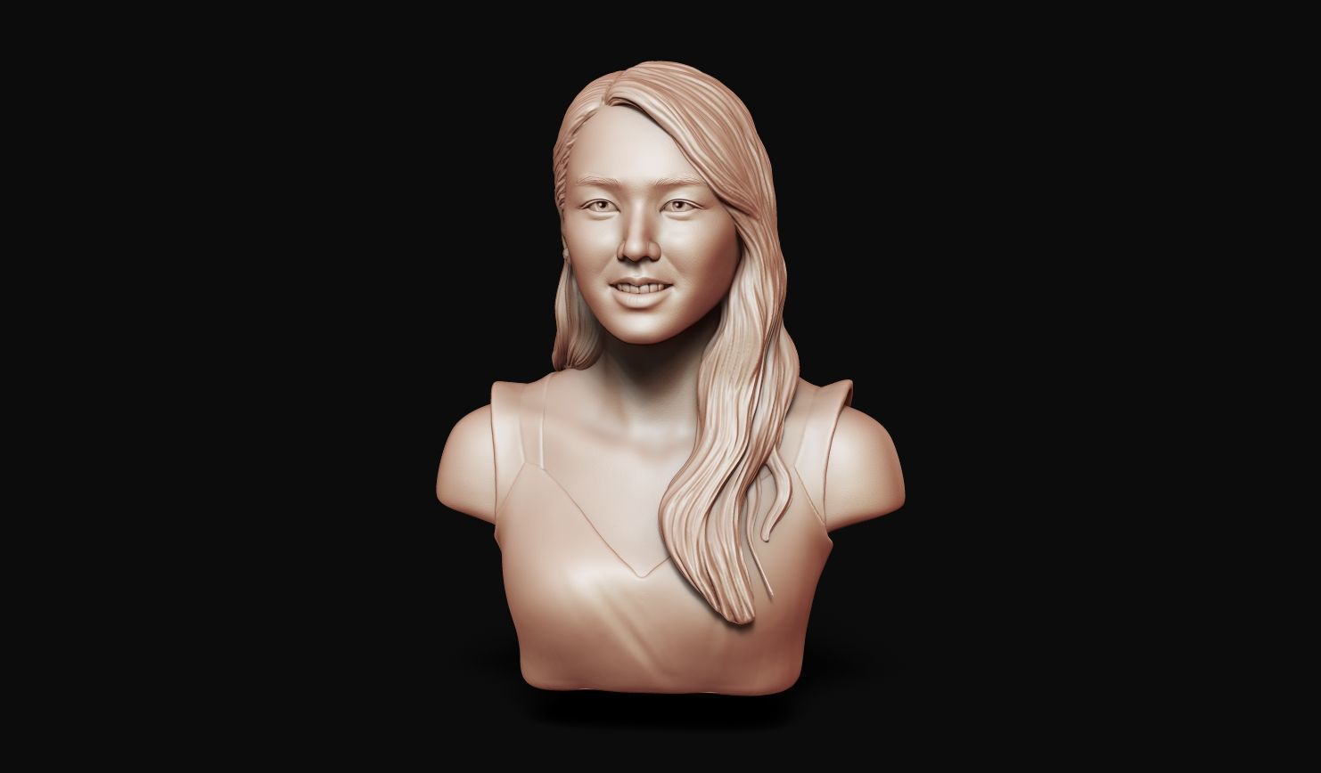 Son Ye Jin Bust Sculpture 3D print model_14