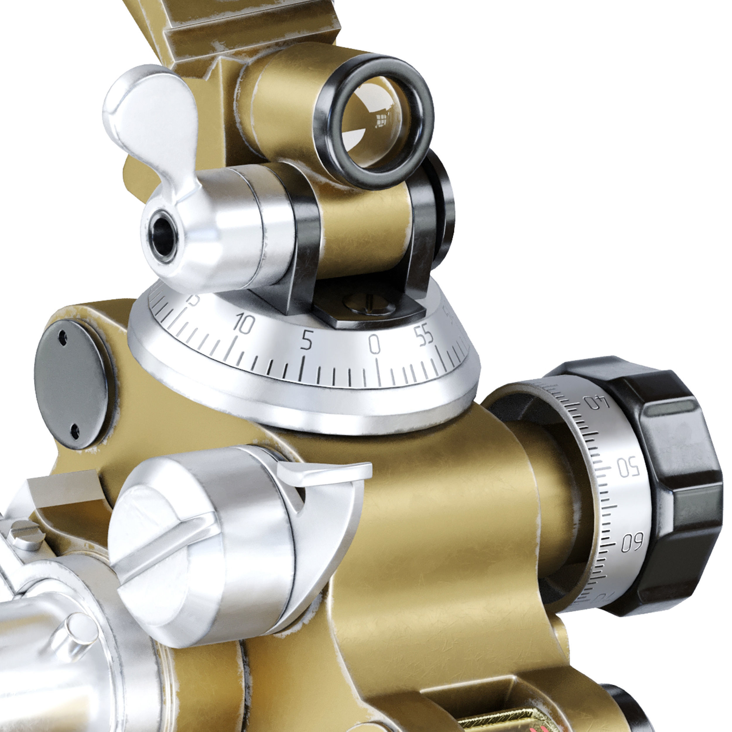 MPM-44M Mortar sight 3D model_12