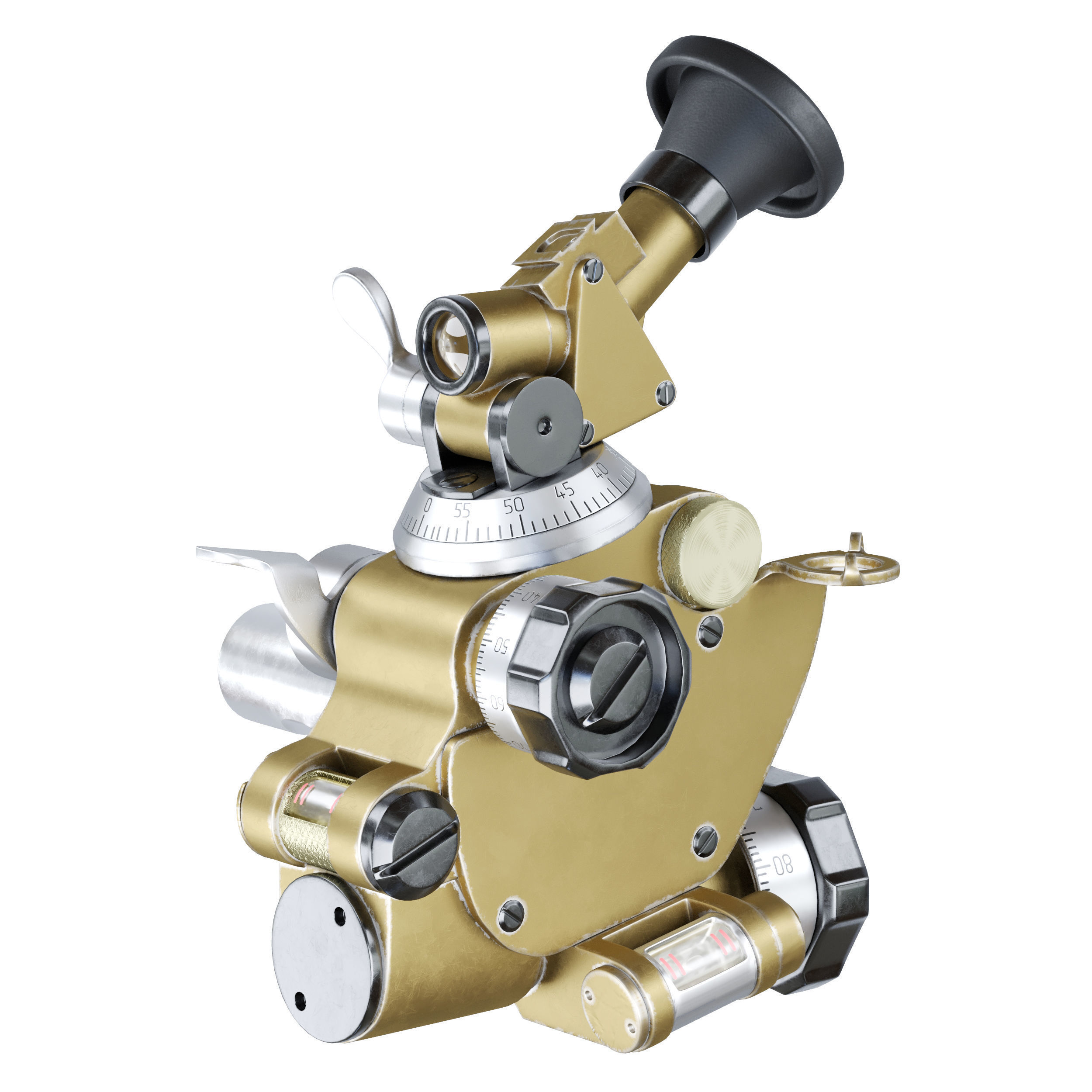 MPM-44M Mortar sight 3D model_7