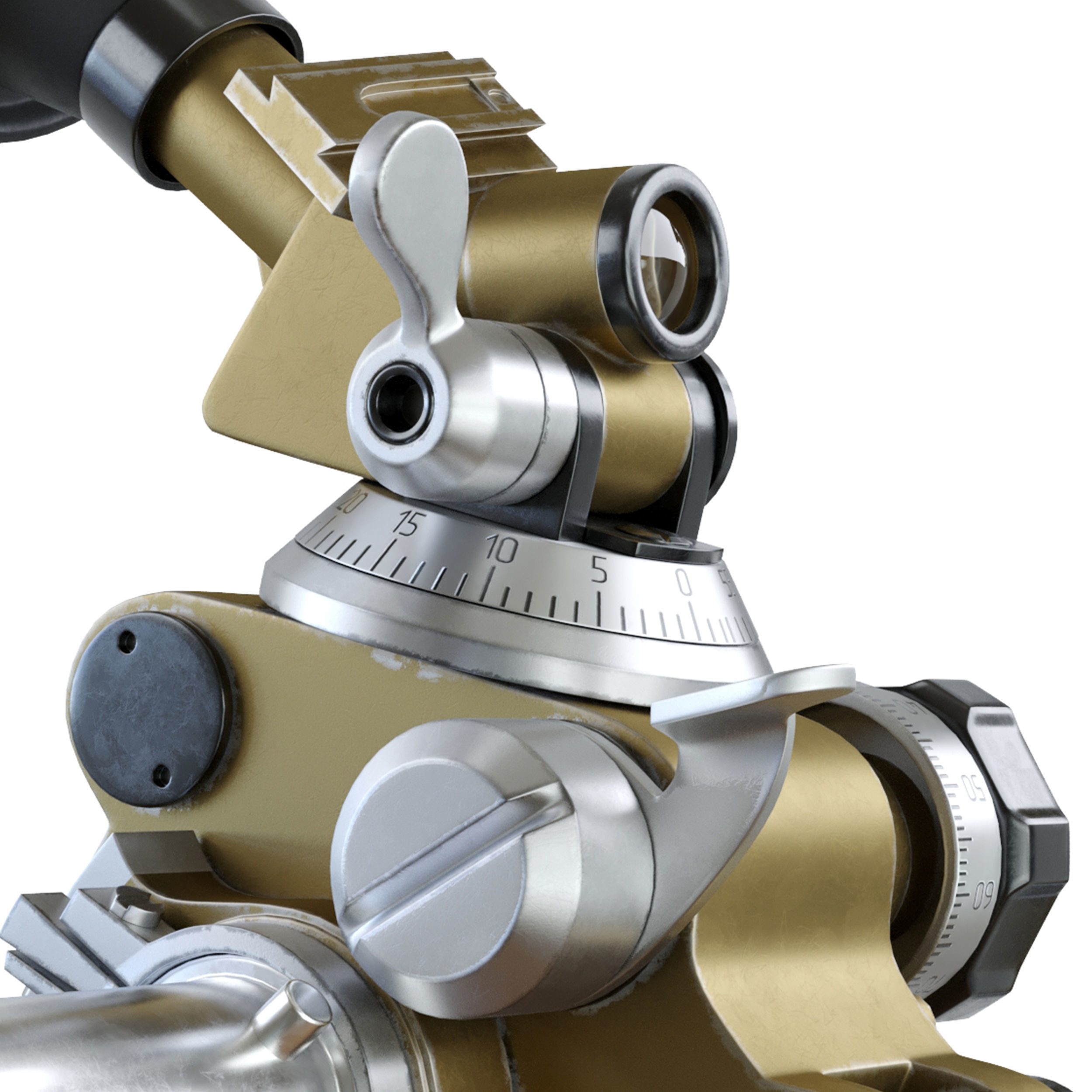 MPM-44M Mortar sight 3D model_11