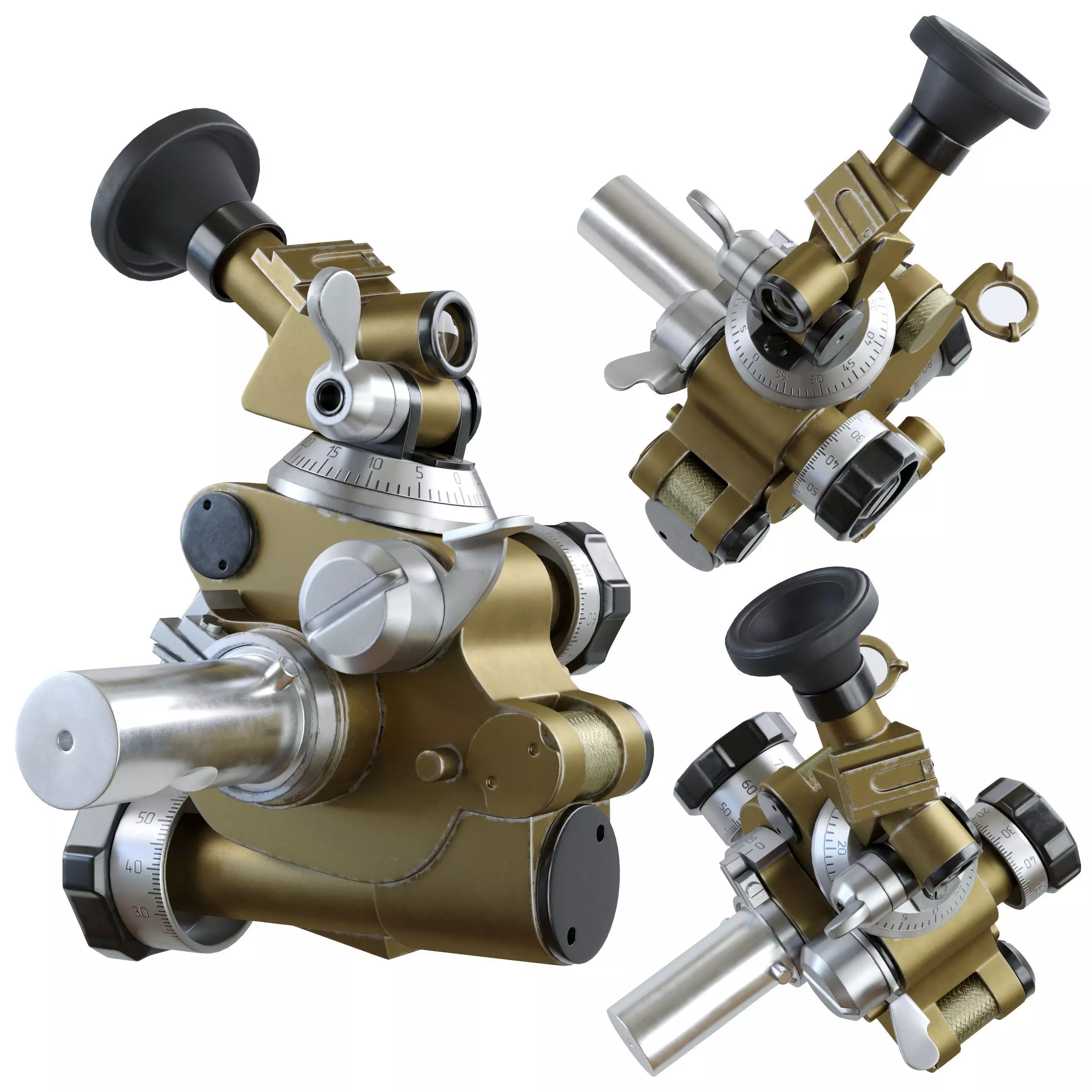 MPM-44M Mortar sight 3D model_0