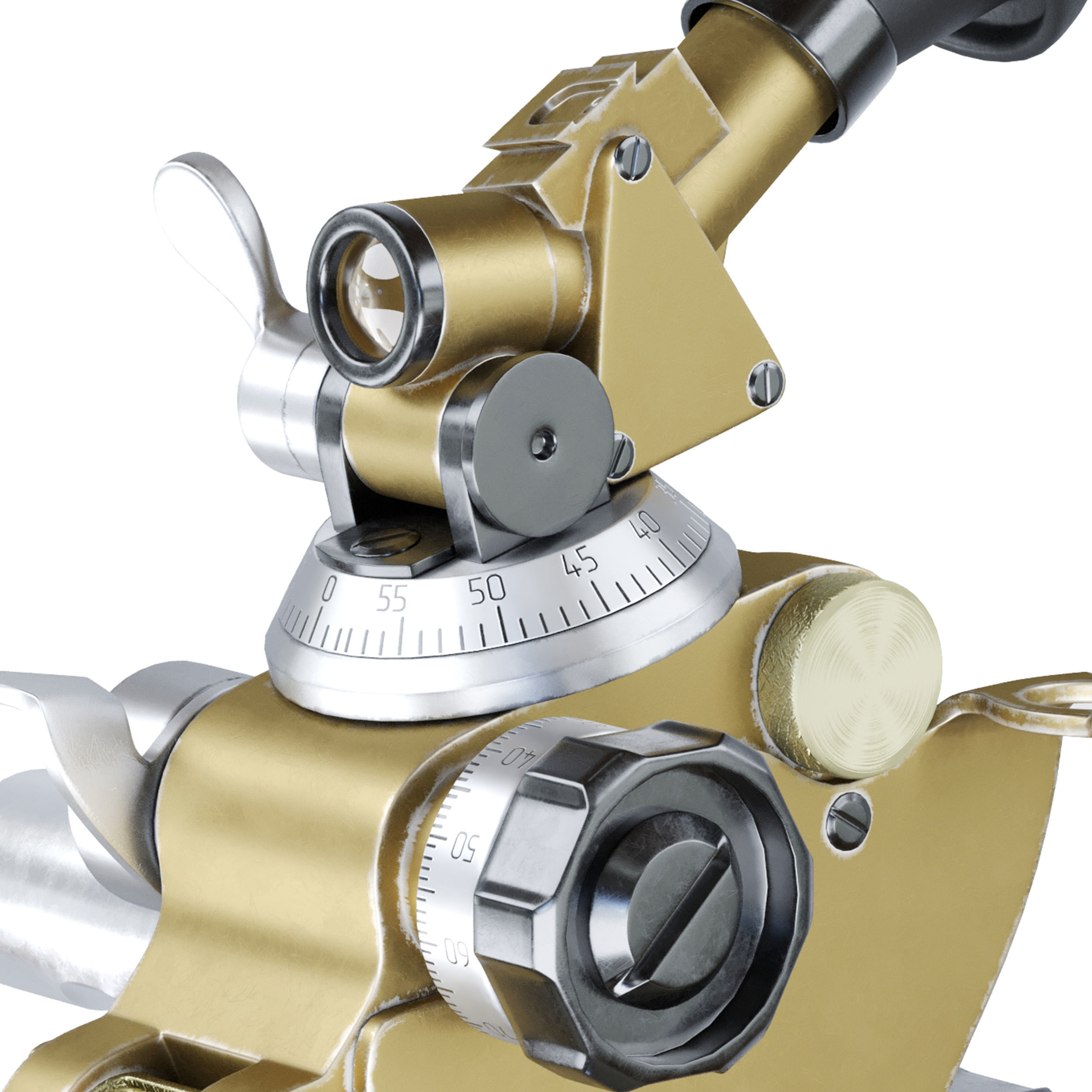 MPM-44M Mortar sight 3D model_10