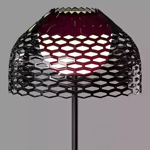 T6223 Cage Floor Lamp 3D Model