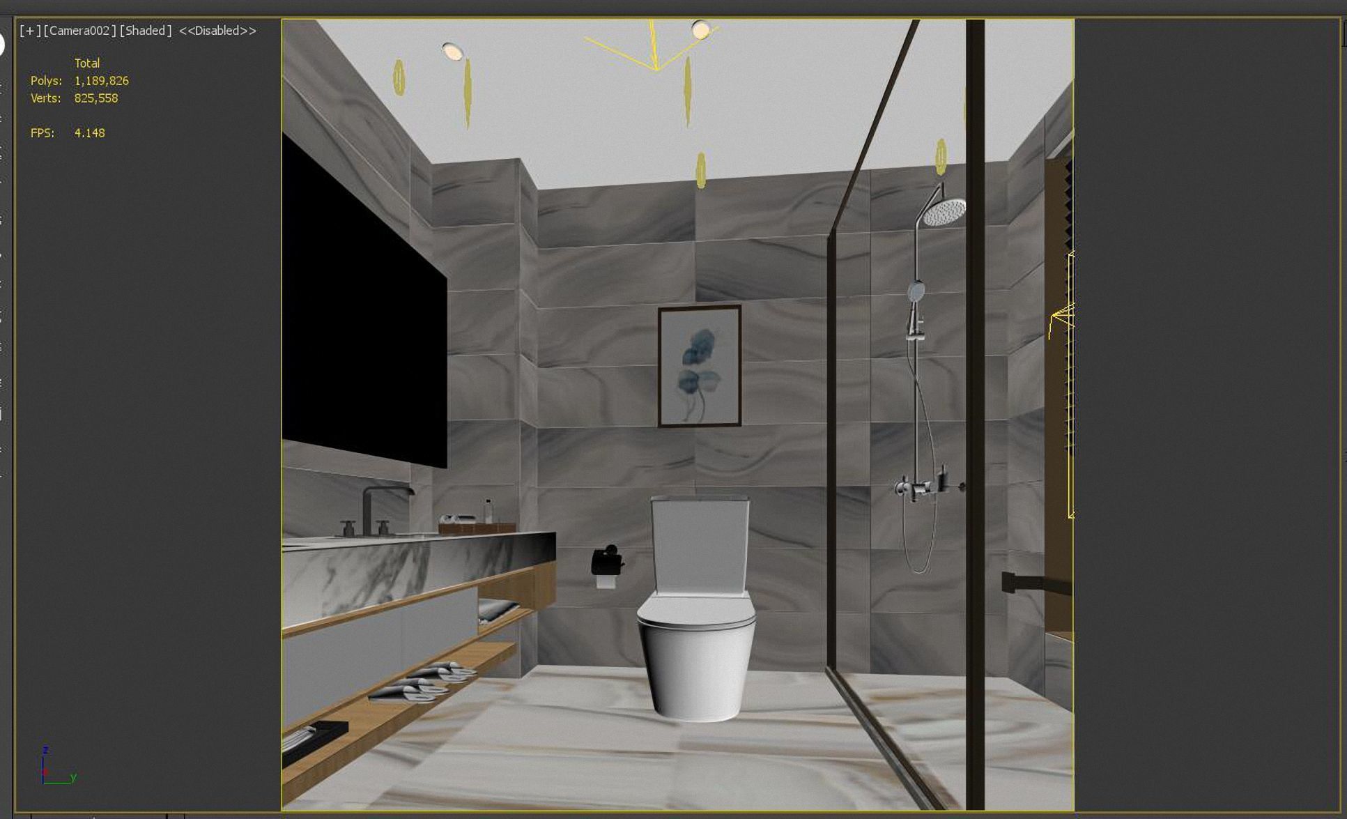Bathroom 3D model_1
