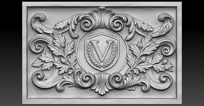 1 pattern CNC Relief Model 3D print model