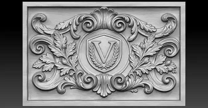 1 pattern CNC Relief Model 3D print model