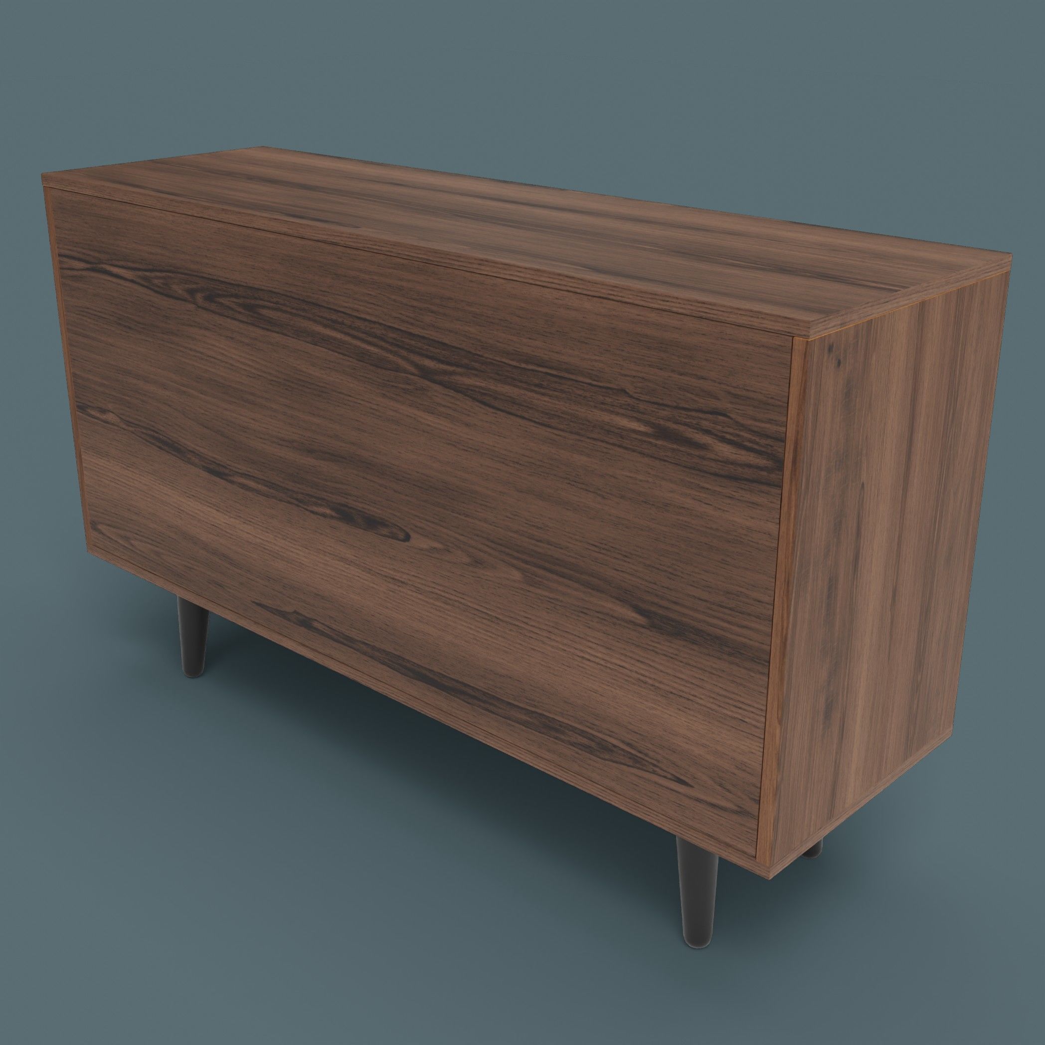 cupboard Low-poly 3D model_2