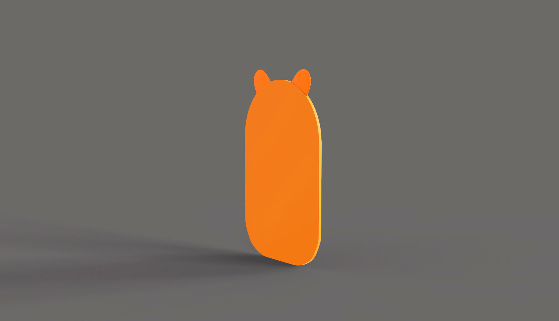 Cartoon Tiger Frame Low-poly 3D model_2