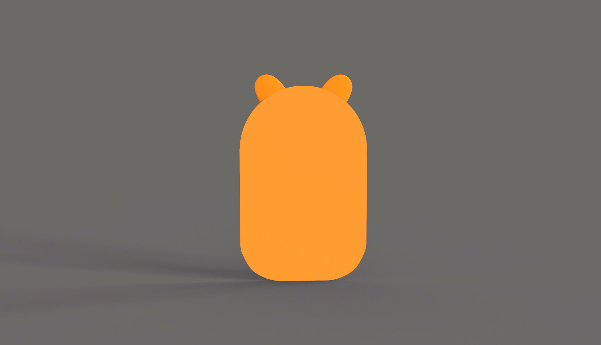 Cartoon Tiger Frame Low-poly 3D model_3